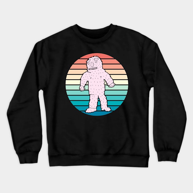 bigfoot funny cute Crewneck Sweatshirt by hnueng111